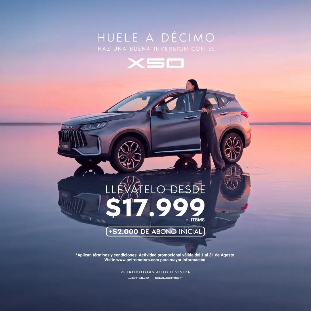 JETOUR X50 "HUELE A DÉCIMO" – AGOSTO 2026