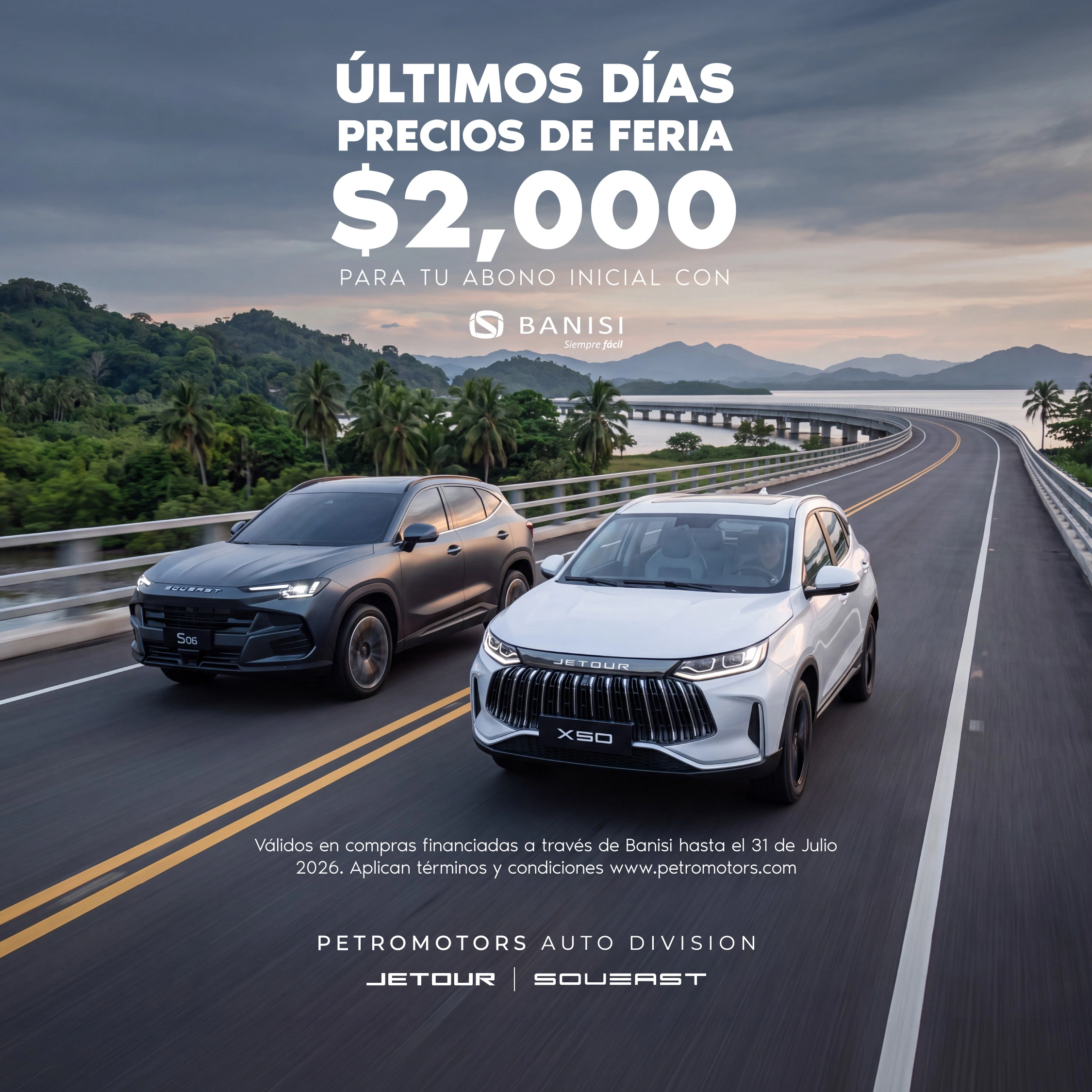 BONO $2,000 BANISI – JULIO 2026