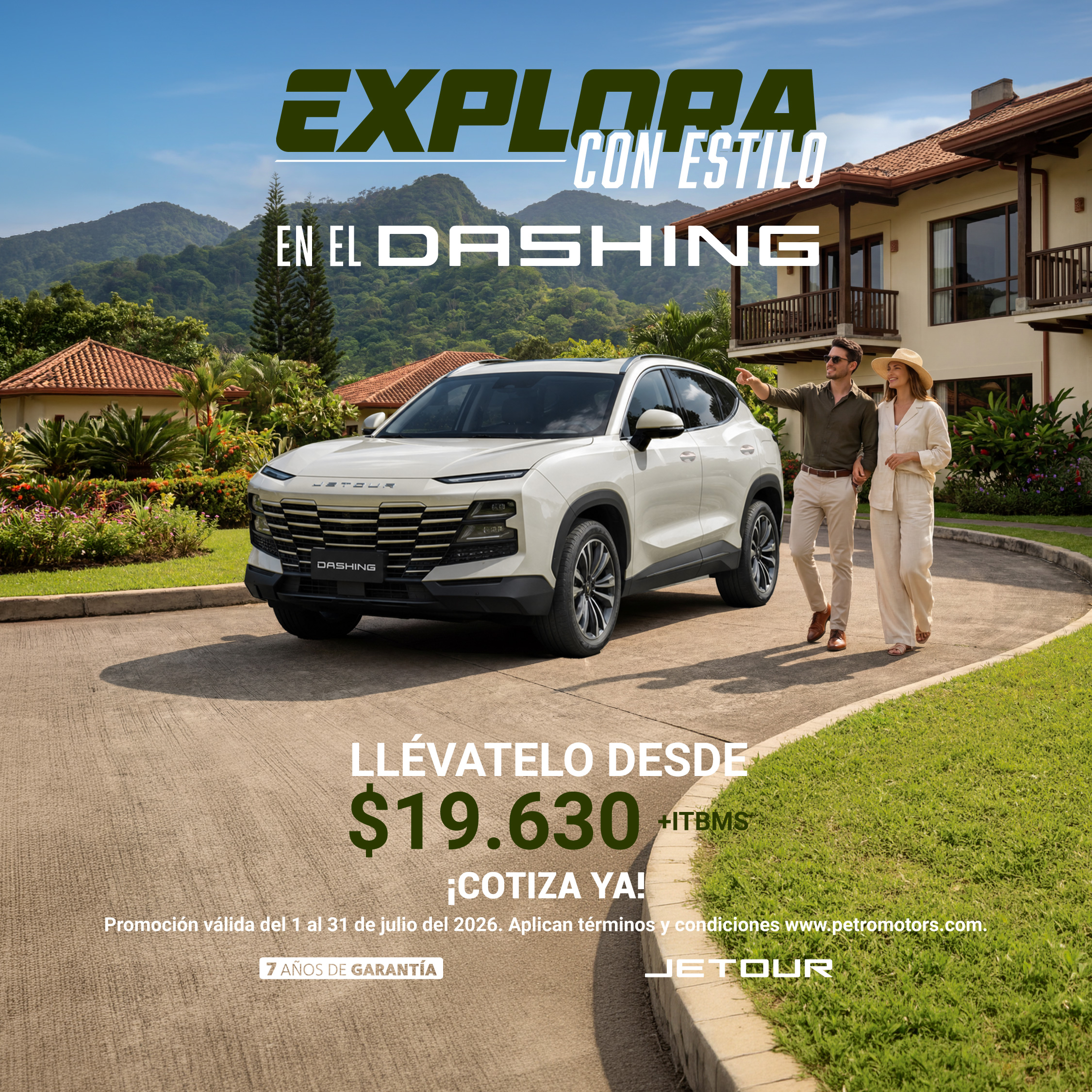 DASHING – EXPLORA CON ESTILO – JULIO 2026
