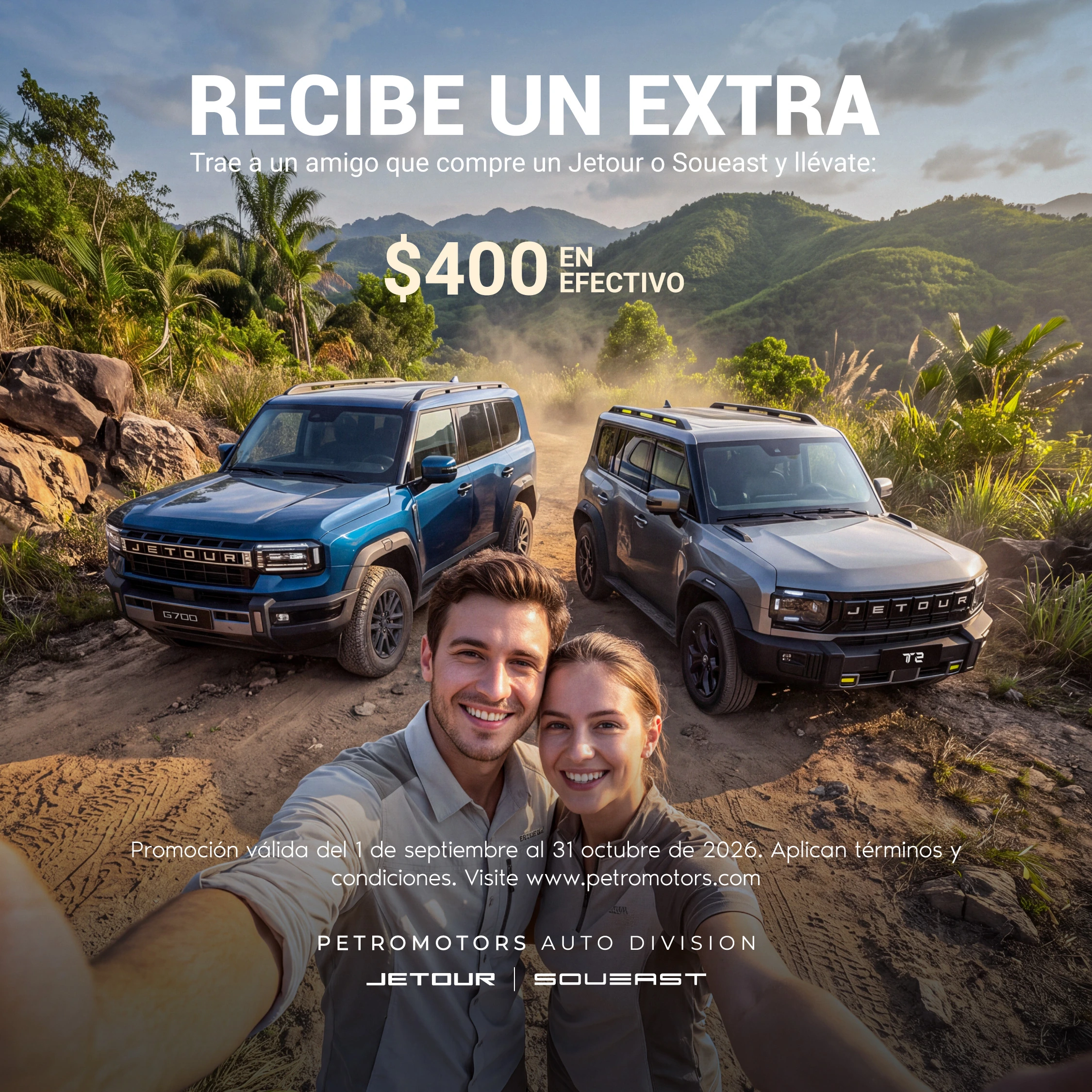 Promoción de referidos "Recibe un Extra" octubre 2026