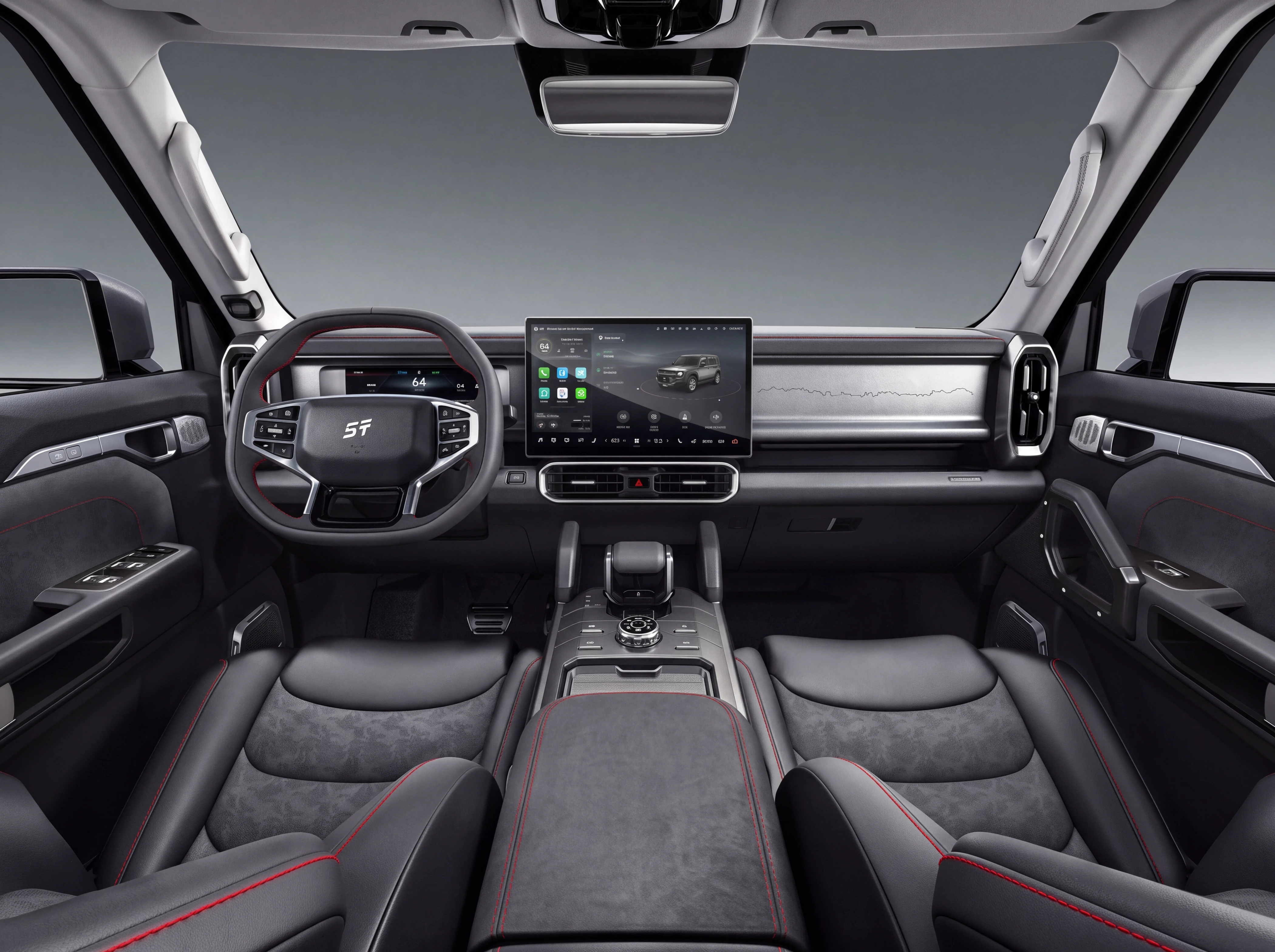 Interior T2 Negro